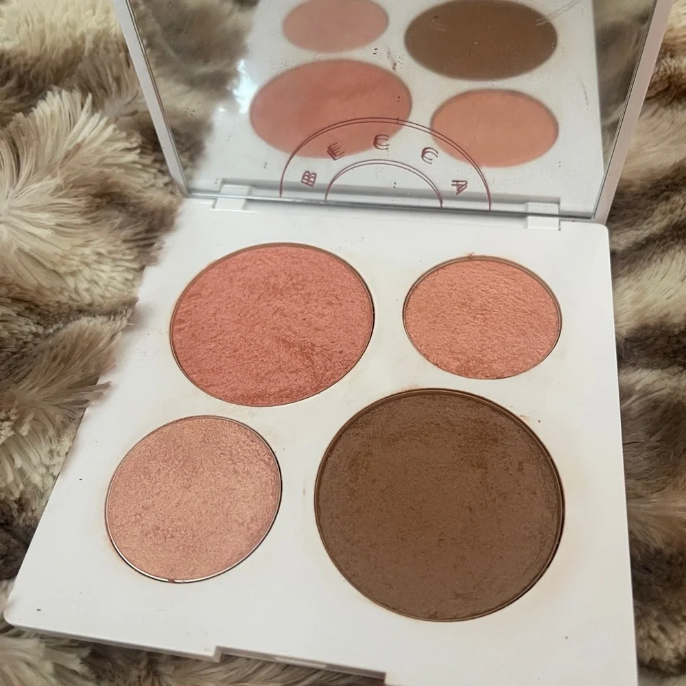 Becca Sunsetter Face Palette Bronze Highlight Blush
